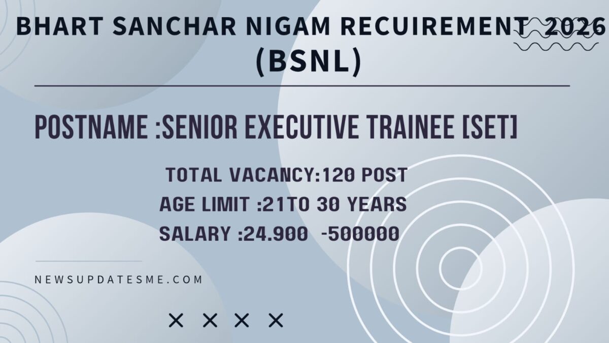 BSNL Bharti Recruitment 2026