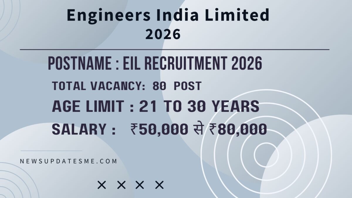 EIL Recruitment 2026
