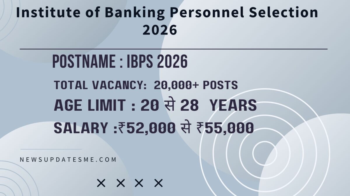 IBPS Recruitment 2026