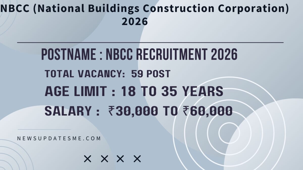 NBCC Recruitment 2026
