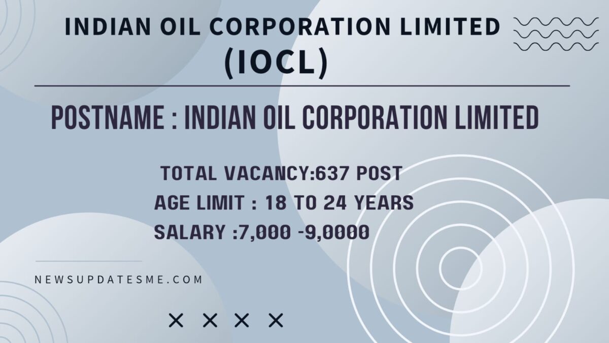 Indian Oil Corporation Limited IOCL Apprentice Recruitment 2026