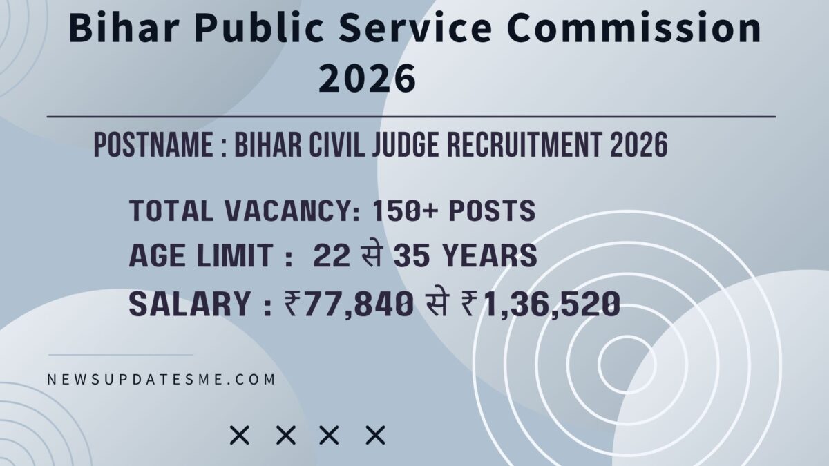 Bihar Civil Judge Recruitment 2026