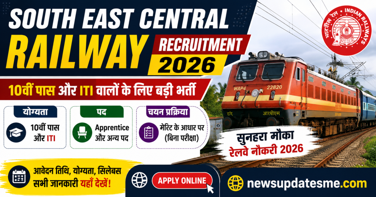 South East Central Railway Recruitment 2026