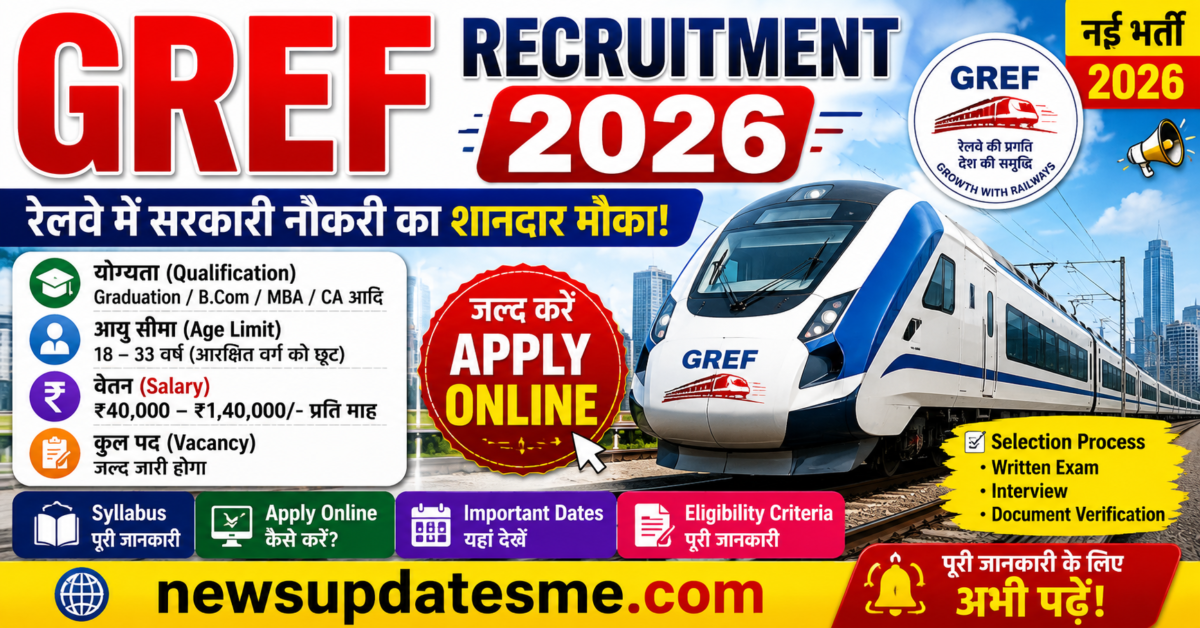 BRO GREF Recruitment 2026