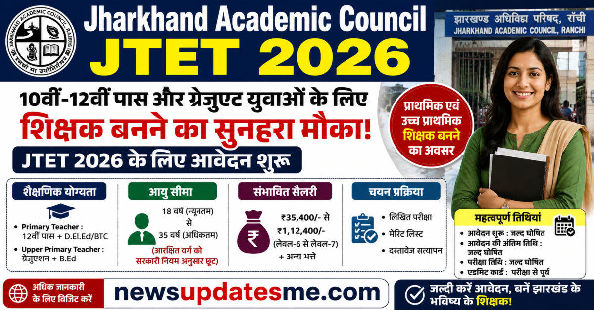 Jharkhand JTET 2026