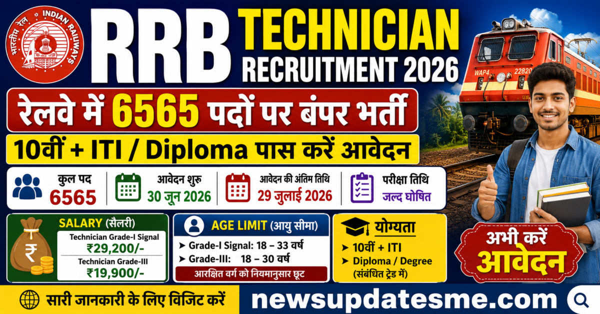 RRB Technician Recruitment 2026