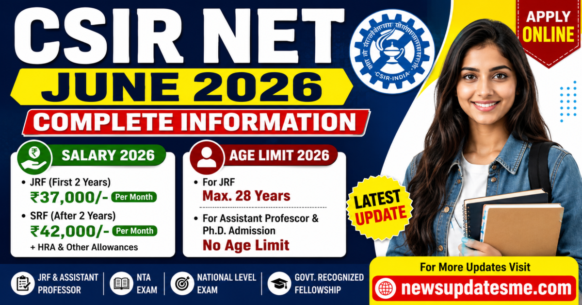 CSIR NET June Notification 2026